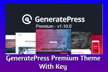 GeneratePress Premium Theme With Key