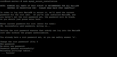 mariadb secure installation debian Linux Concept - mariadb secure installation debian
