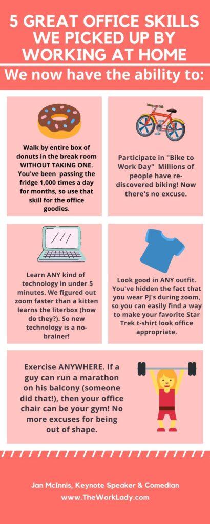 5 Great Office Skills We Picked up by Working From Home