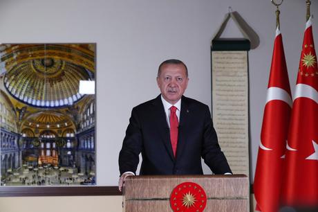 Erdogan rejects criticism of the transformation of Hagia Sophia into a mosque