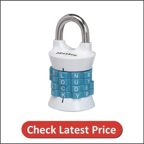 Master Lock 1535DWD Locker Lock Set Your Own Word Combination Padlock
