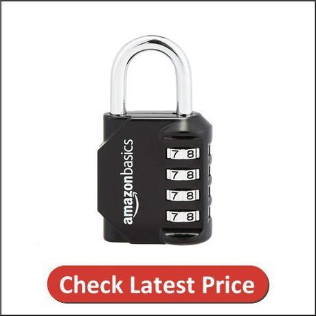 AmazonBasics 4-Digit Combination Padlock