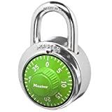 Master Lock 1505D Locker Lock Combination Padlock, 1 Pack, Assorted Colors