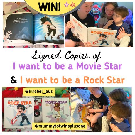 WIN: I Want to be a Movie Star & Rock Star Books