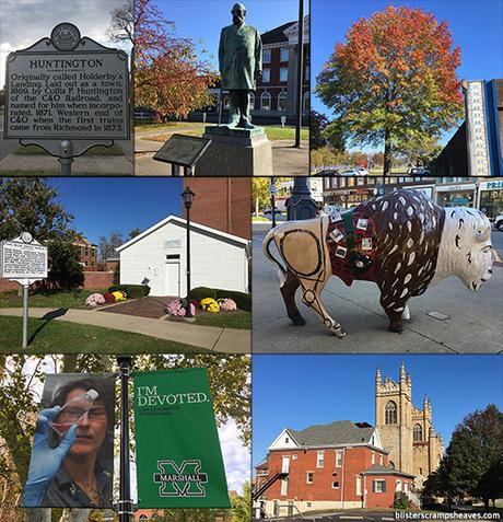 Collage of scenes from Huntington, West Virginia