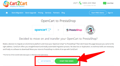 How To Migrate OpenCart To PrestaShop Using Cart2Cart  (Step By Step)
