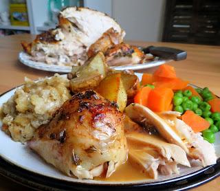 Grandmother's Roast Chicken & Gravy