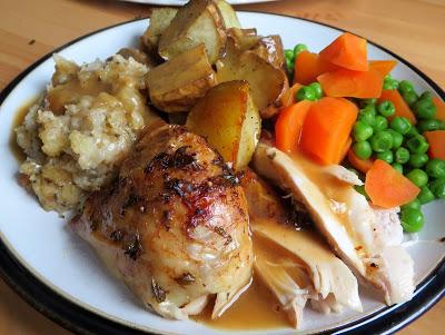 Grandmother's Roast Chicken & Gravy