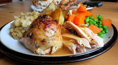 Grandmother's Roast Chicken & Gravy