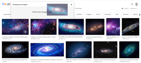 dragging photo on google images