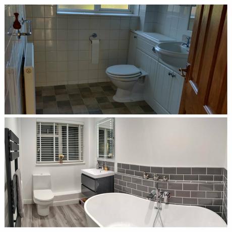 Kirsty Pearson - Cambridge before and after bathroom
