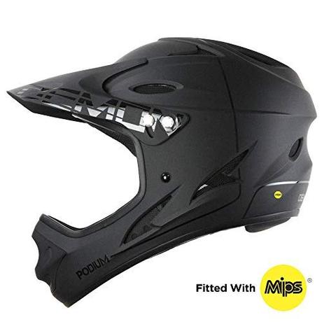 Demon Podium Full Face Mountain Bike Helmet (Black, M)