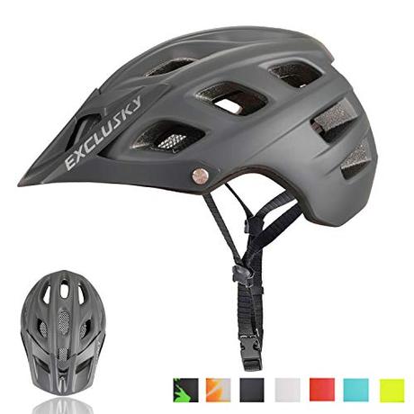 Exclusky Mountain Bike Helmet MTB Bicycle Cycling Helmets for Adult Women and Men CPSC Certified