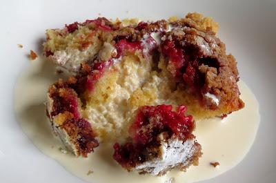 Lemon Raspberry Buckle