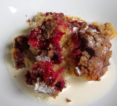 Lemon Raspberry Buckle