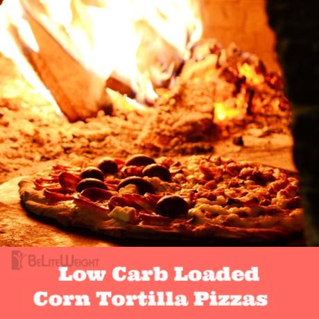 Low Carb Loaded Corn Tortilla Pizza