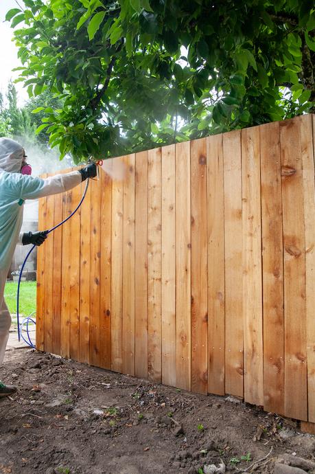 Protecting Our Fence With Clear Waterproof Sealant