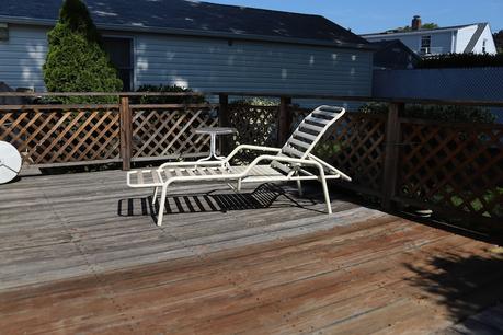 DIY Patio Deck Makeover with Olympic Wood Stain