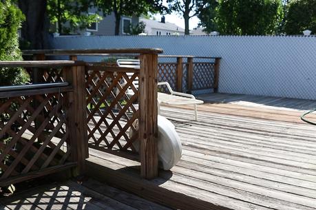 DIY Patio Deck Makeover with Olympic Wood Stain