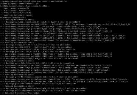 mariadb install centos Linux Concept - mariadb install centos