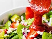 Strawberry Spinach Salad with Roasted Vinaigrette
