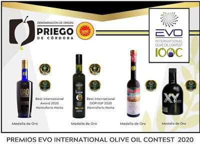 After 5 years EVOO from Spain is the Best International Award North Hemisphere of 2020 EVO IOOC.