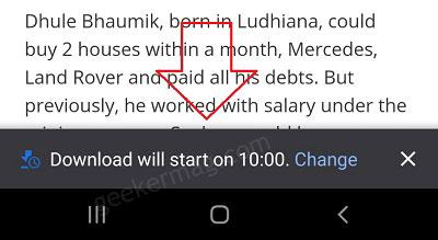Google rolled out ‘Download Later’ feature in Chrome Canary for Android Enable ‘Download later’ feature in Chrome on Android