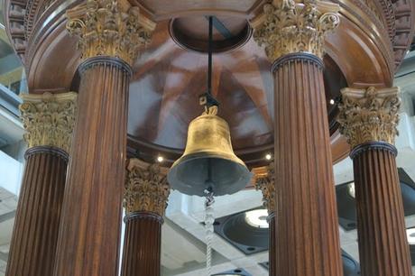 the bell is rung !  ~  Lutine and Lloyds  - ringing sound !