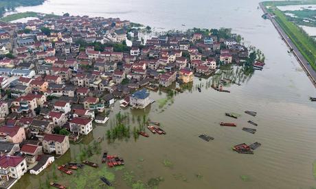 devastating floods in China !