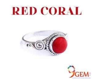 Do you know these natural gemstones are useful for instant success? Red Coral Ring