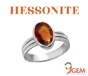 hessonite gemstone Hessonite Ring