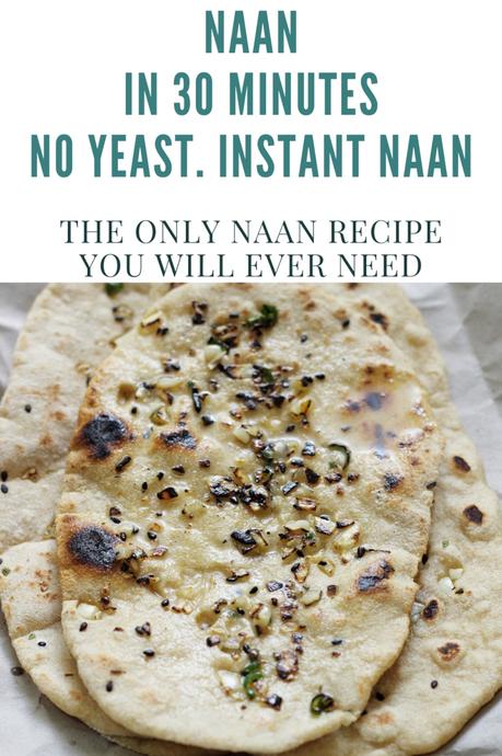 Naan | No Yeast | Instant Naan | Chilli Garlic Naan | Naan on Tawa/Pan | Stovetop Method
