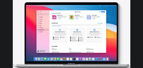 New version of app store in macOS