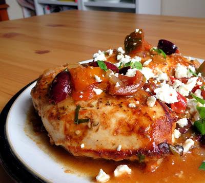 Greek Chicken with Tomatoes & Feta