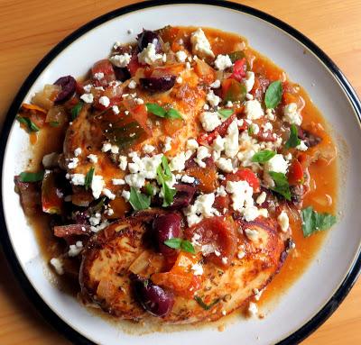 Greek Chicken with Tomatoes & Feta