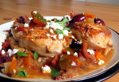 Greek Chicken with Tomatoes & Feta