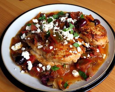 Greek Chicken with Tomatoes & Feta