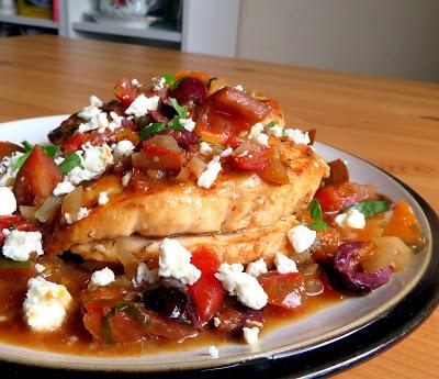 Greek Chicken with Tomatoes & Feta