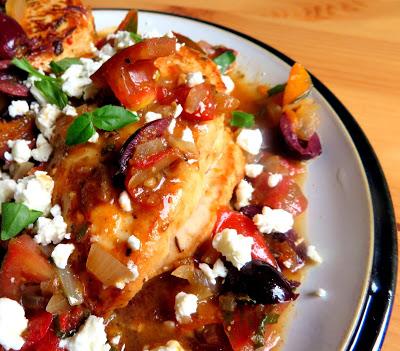 Greek Chicken with Tomatoes & Feta