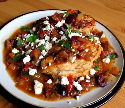 Greek Chicken with Tomatoes & Feta