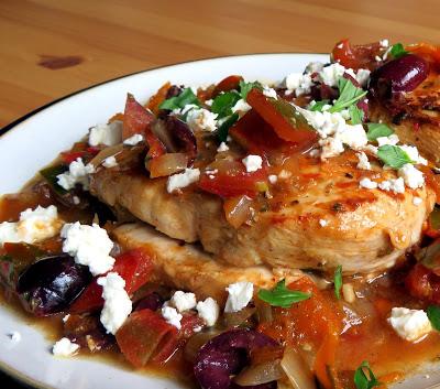 Greek Chicken with Tomatoes & Feta