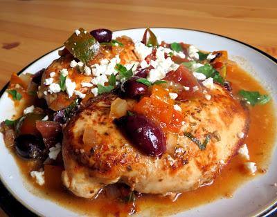 Greek Chicken with Tomatoes & Feta