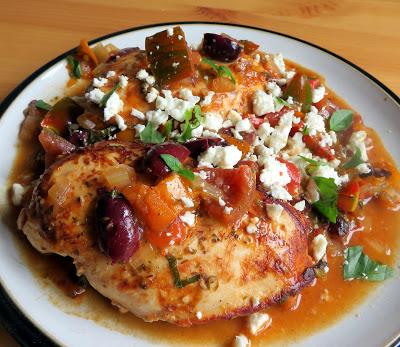 Greek Chicken with Tomatoes & Feta