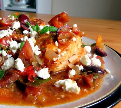 Greek Chicken with Tomatoes & Feta