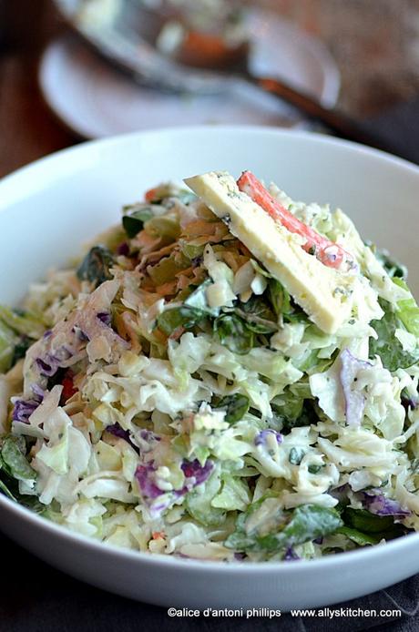 blue cheese coleslaw