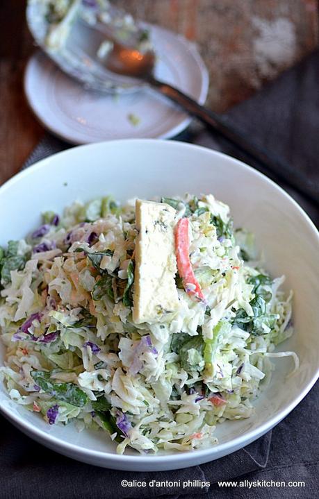 blue cheese coleslaw