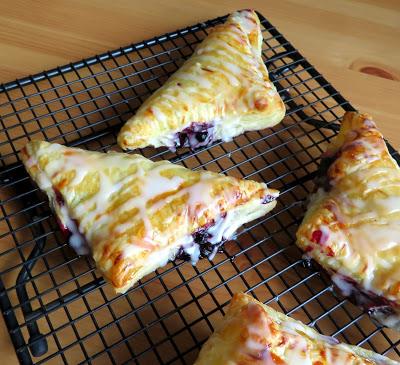 Lemon Blueberry Turnovers