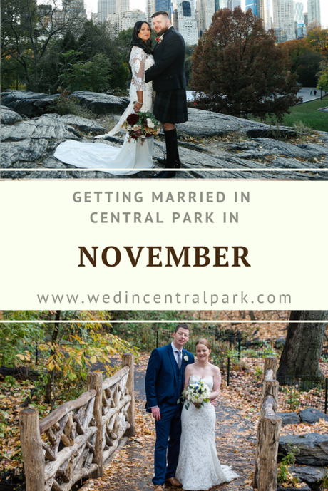 Getting Married in Central Park in November