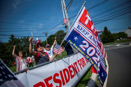 “The silent majority will speak on November 3,” says Trump