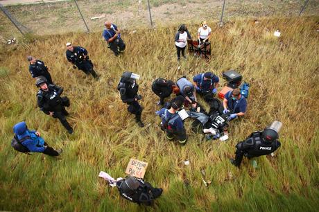 car-rushes-at-protesters-in-colorado